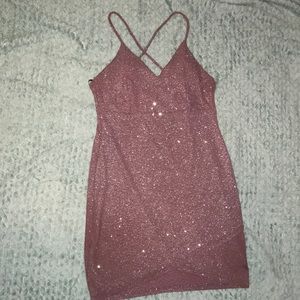 Purple Glitter Dress